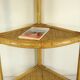 Etagère d'angle en rotin
