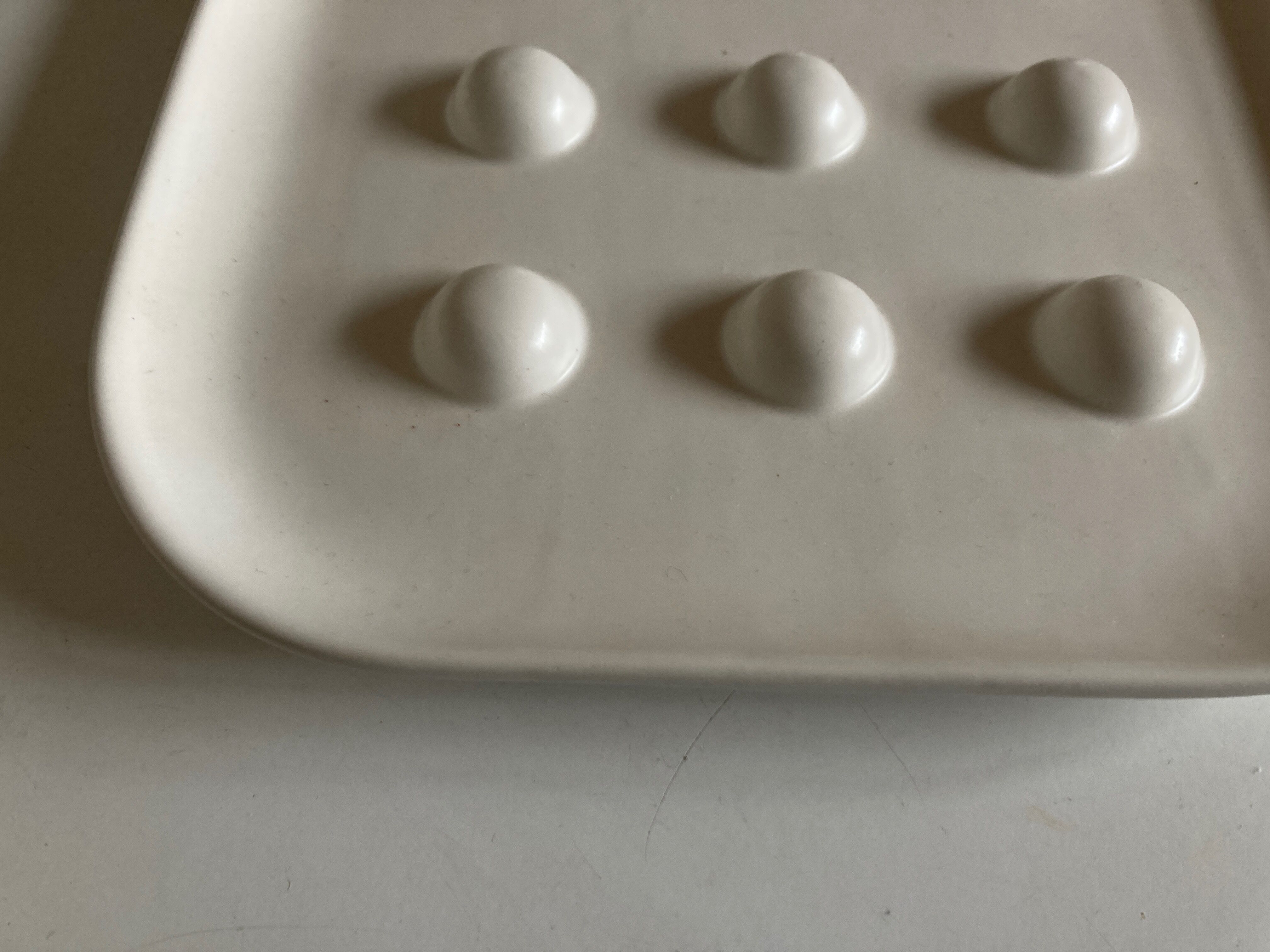 Ceramic space age centerpiece top late 1970