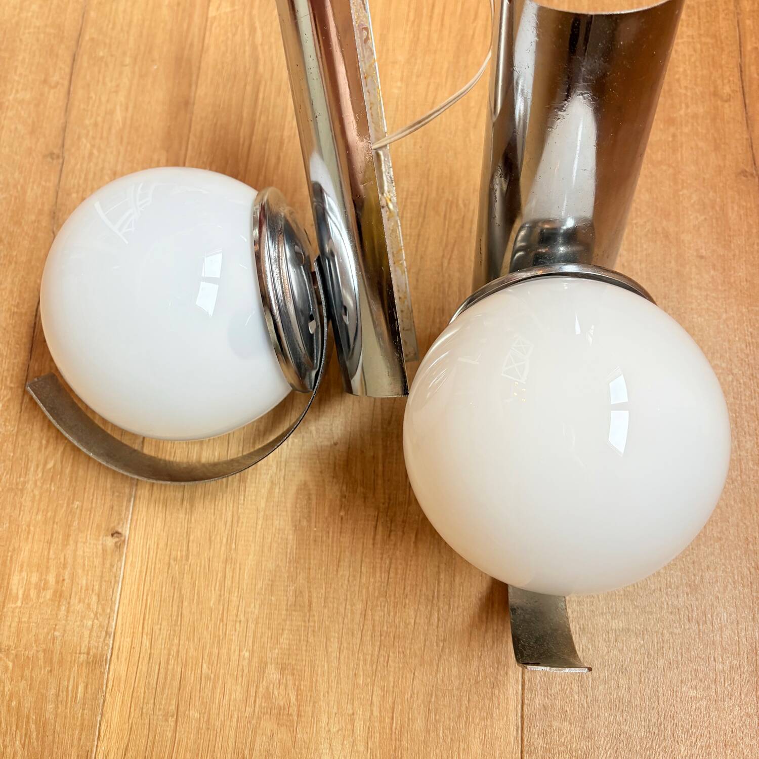 Pair of Space Age wall lights