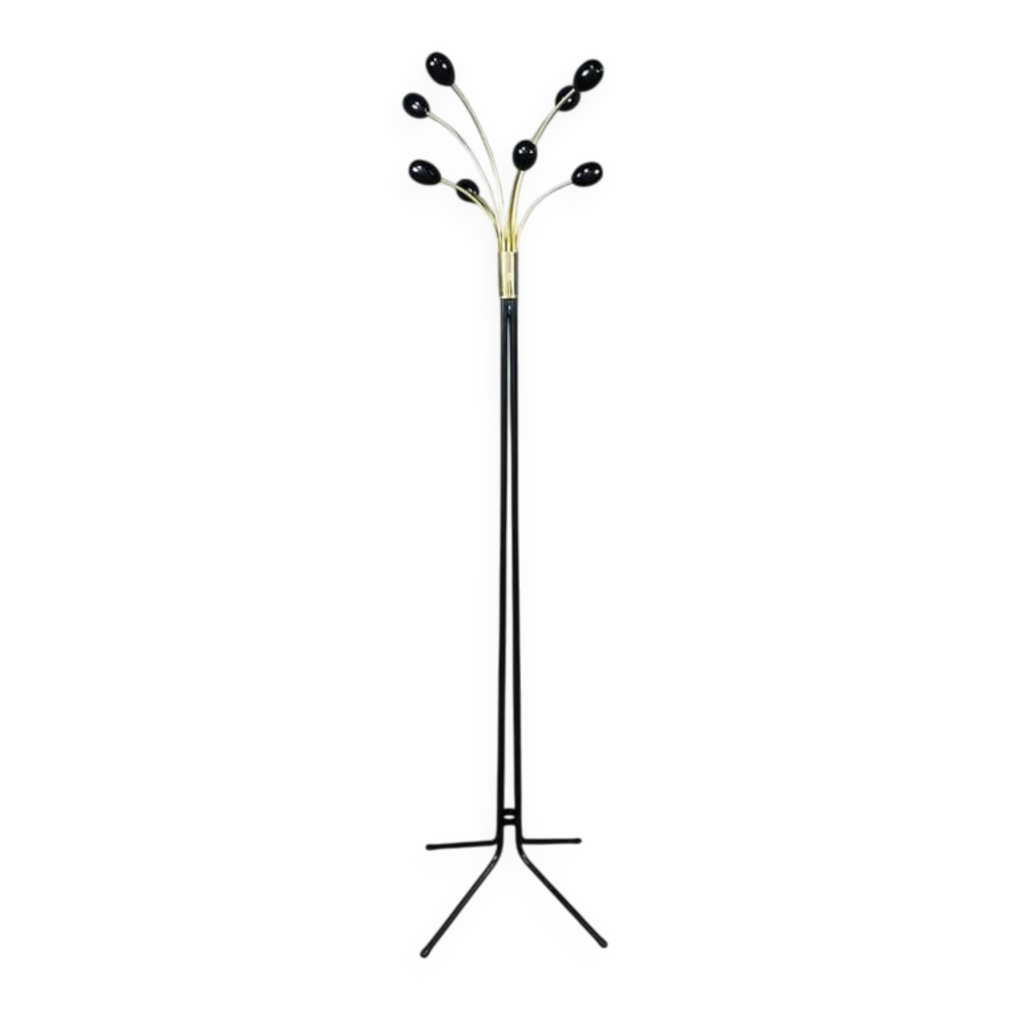 Coat Rack in Lacquered Metal, Italian Design – 1960