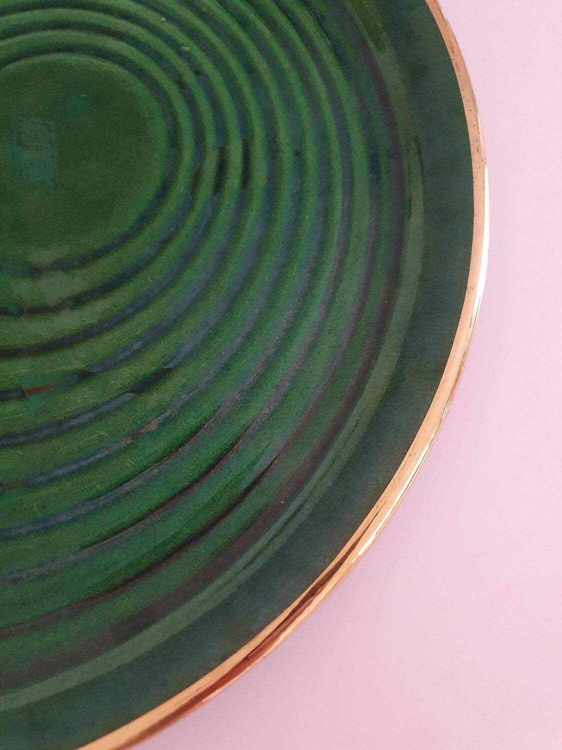 Earthenware dish St Clément workshop B.letalle