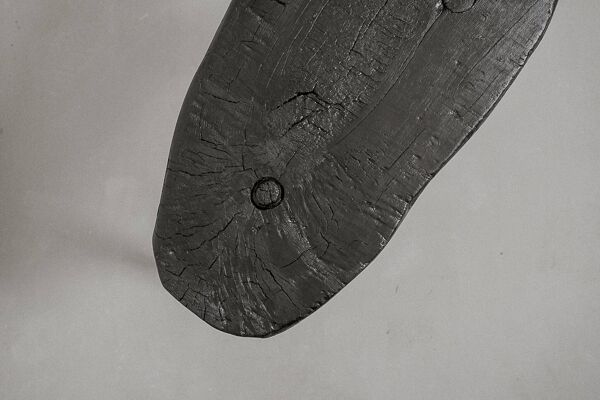 Tabouret de ferme Bois brulé