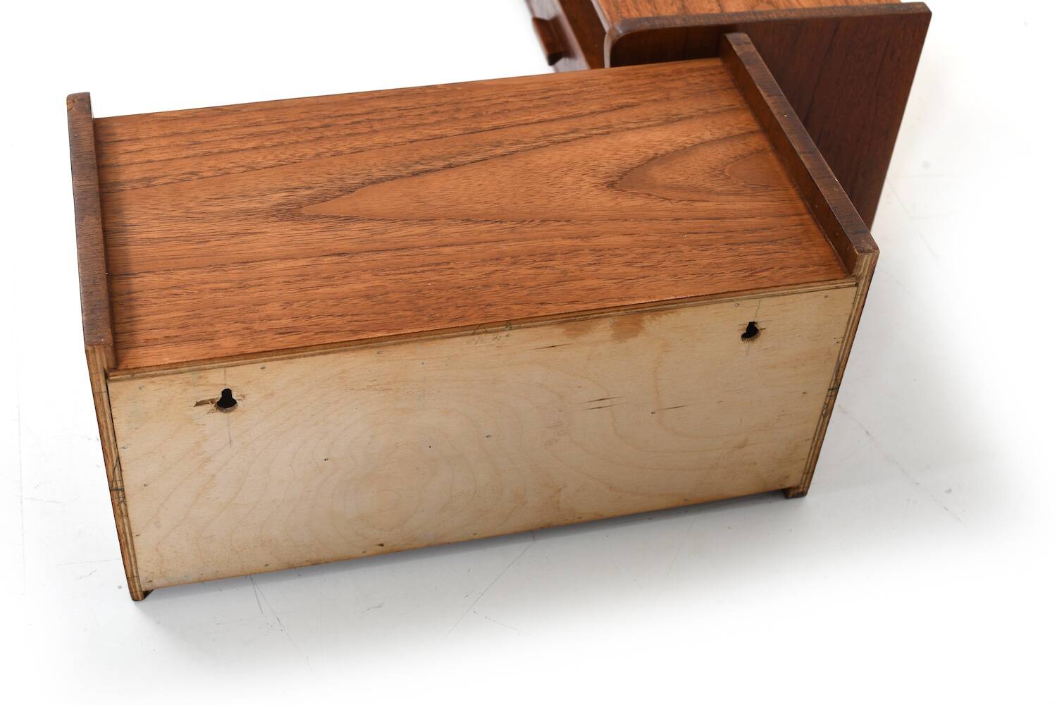 Danish Wall Mounted Nightstands in Teak 1960s