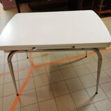 Vanilla formica table - Vintage