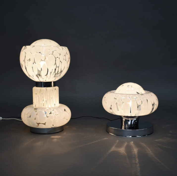 Murano Italy glass desk lamp 1970