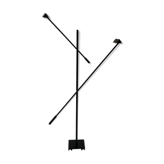 Michel Senné design double floor lamp, Artlumière edition 1980s