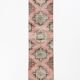3x12 Rug For Hallway Dark Salmon  Persian Turkish Runner Rug, 82x364Cm SK 5242