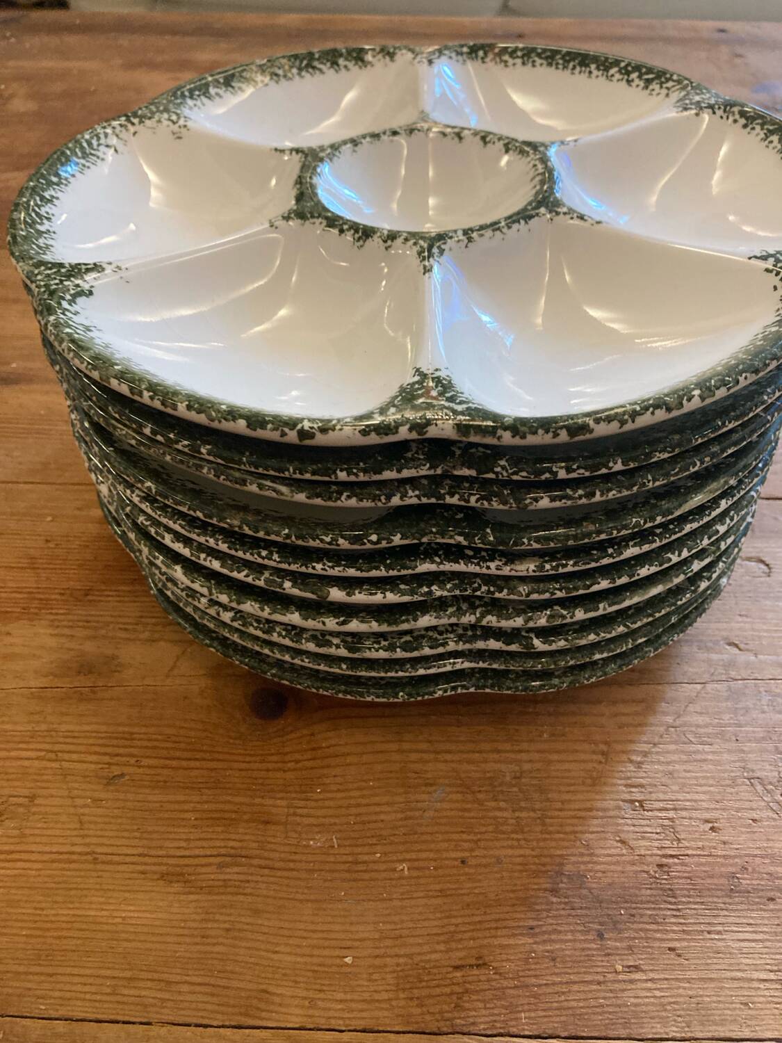 GIEN oyster plates