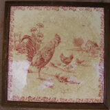 Vintage "rooster" table mat