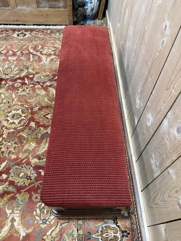 Banc coffre époque Louis Philippe en chêne massif