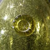 Carafe XL BIOT in yellow bubble glass