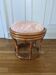Rattan pouf