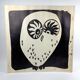 Lithograph "The Owl" black and white - Modern art