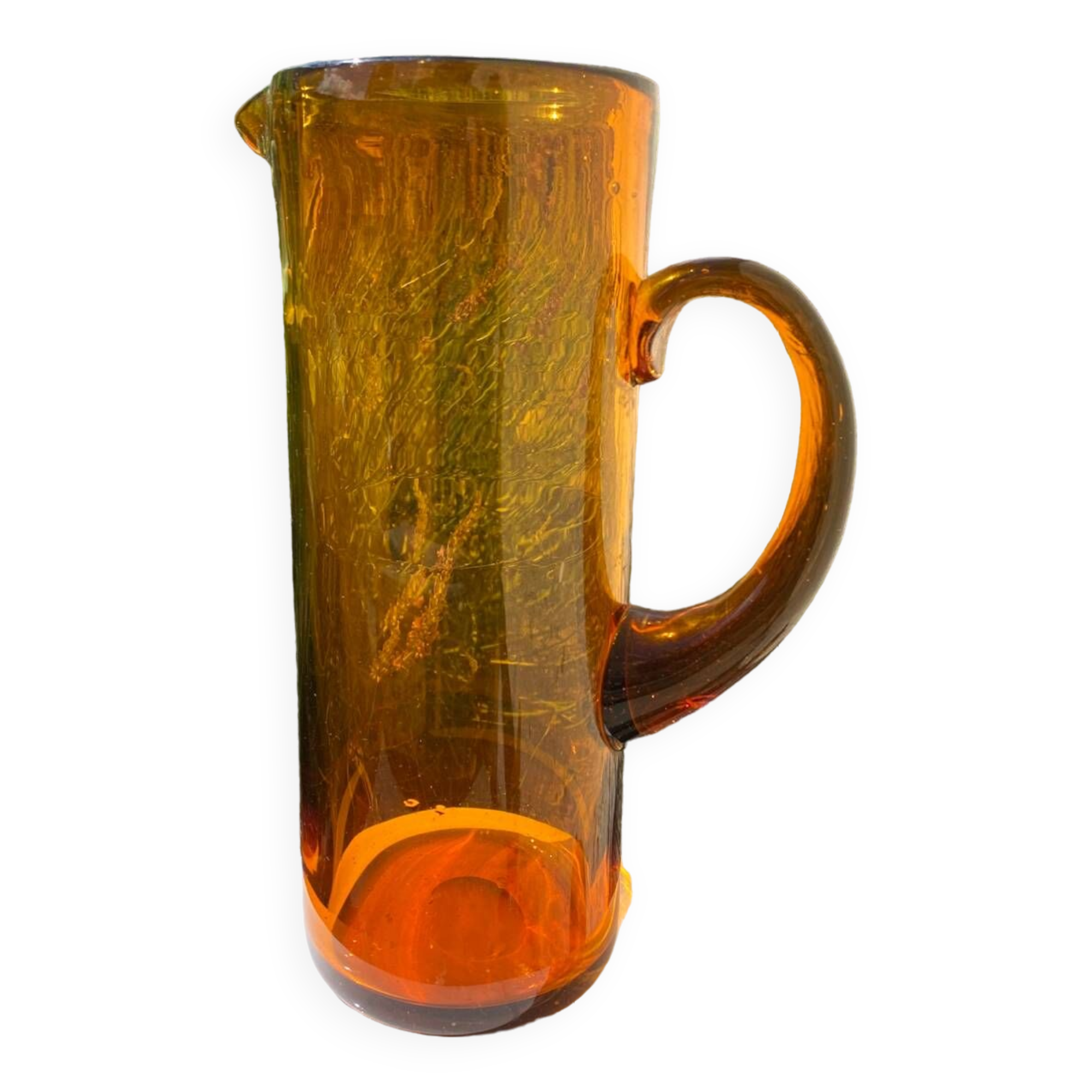Grande carafe verre soufflé