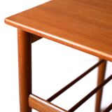 Vintage Scandinavian teak side table, design by Yngvar Sundström
