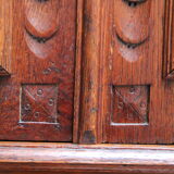 Double-corps néo-renaissance en chêne, fin XIX°