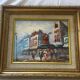 Caroline Burnett (1877-1950) Oil on canvas - Parisian Scene Moul