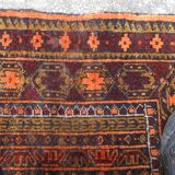 Tapis bebere ancien laine fait main