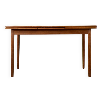 Midcentury Danish Extending Teak Table by A.M. Mobelfabrik.