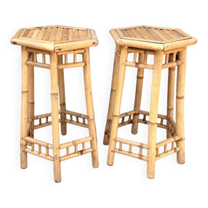 2 tabourets hauts en