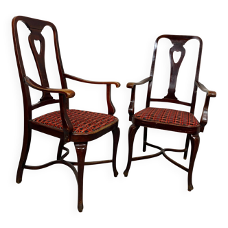Pair of Secessionist armchairs Atr. Adolf Loos Ex. by Thonet
