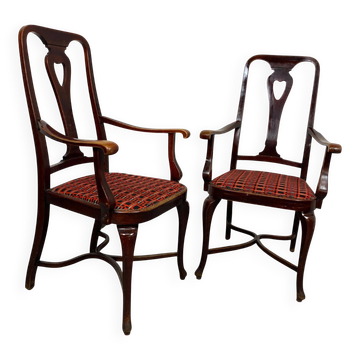 Pair of Secessionist armchairs Atr. Adolf Loos Ex. by Thonet