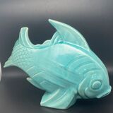 Ceramic fish Ciel signed Lejan - S4M5