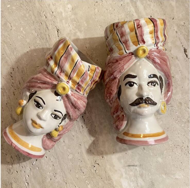 Sicilian vase - pink