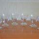 Lot de 6 verres à apéritif motif  de branche stylisée