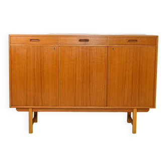 Teak sideboard with three doors