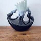 Glazed ceramic vase