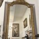 Antique mirror in wood and gilded stucco, Louis XV style, 19th century
