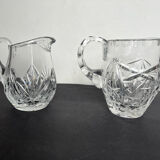 2 pichets en cristal
