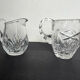 2 crystal pitchers