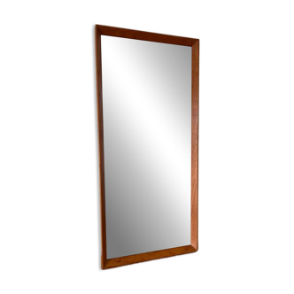 Vintage Danish teak mirror