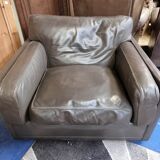 Fauteuil design en cuir