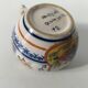 Henriot Quimper cup, 1930s-1950s