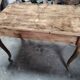 Louis XV desk with walnut burl.