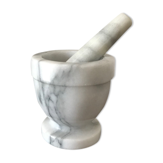 Marble mortar and pestle