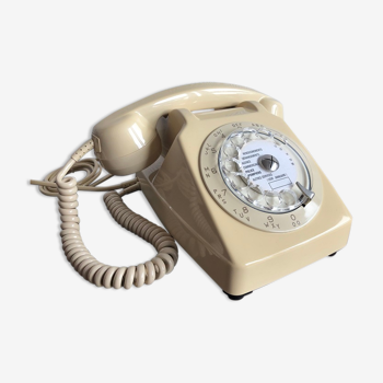 Vintage Socotel S63 dial PTT phone, 1982