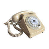 Vintage Socotel S63 dial PTT phone, 1982