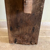 Antique wooden fireplace mantel