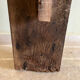 Antique wooden fireplace mantel