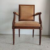 Louis XVI Jacob style armchair beige trim