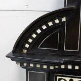 Ceremonial showcase in blackened pearwood, Napoleon III period - 1850