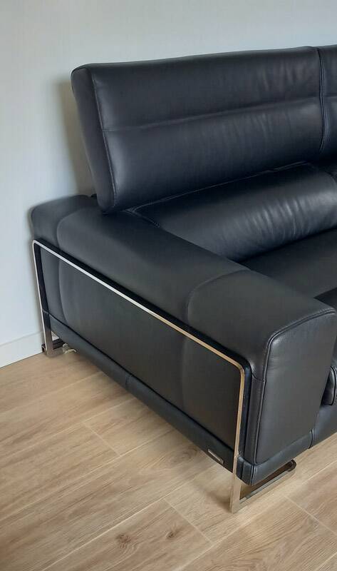 3-seater leather sofa Roche Bobois