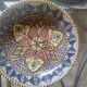 Antique Tunisian ceramic plate, signed and numbered.