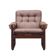 Leather armchair, Danish design, 1960s, manufactured by Genega Møbler