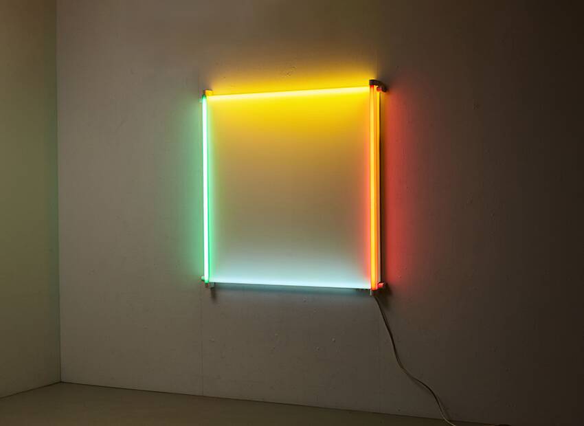 Aldo van den Nieuwelaar rare 'Outline' Light Object for Nila Lights 1983