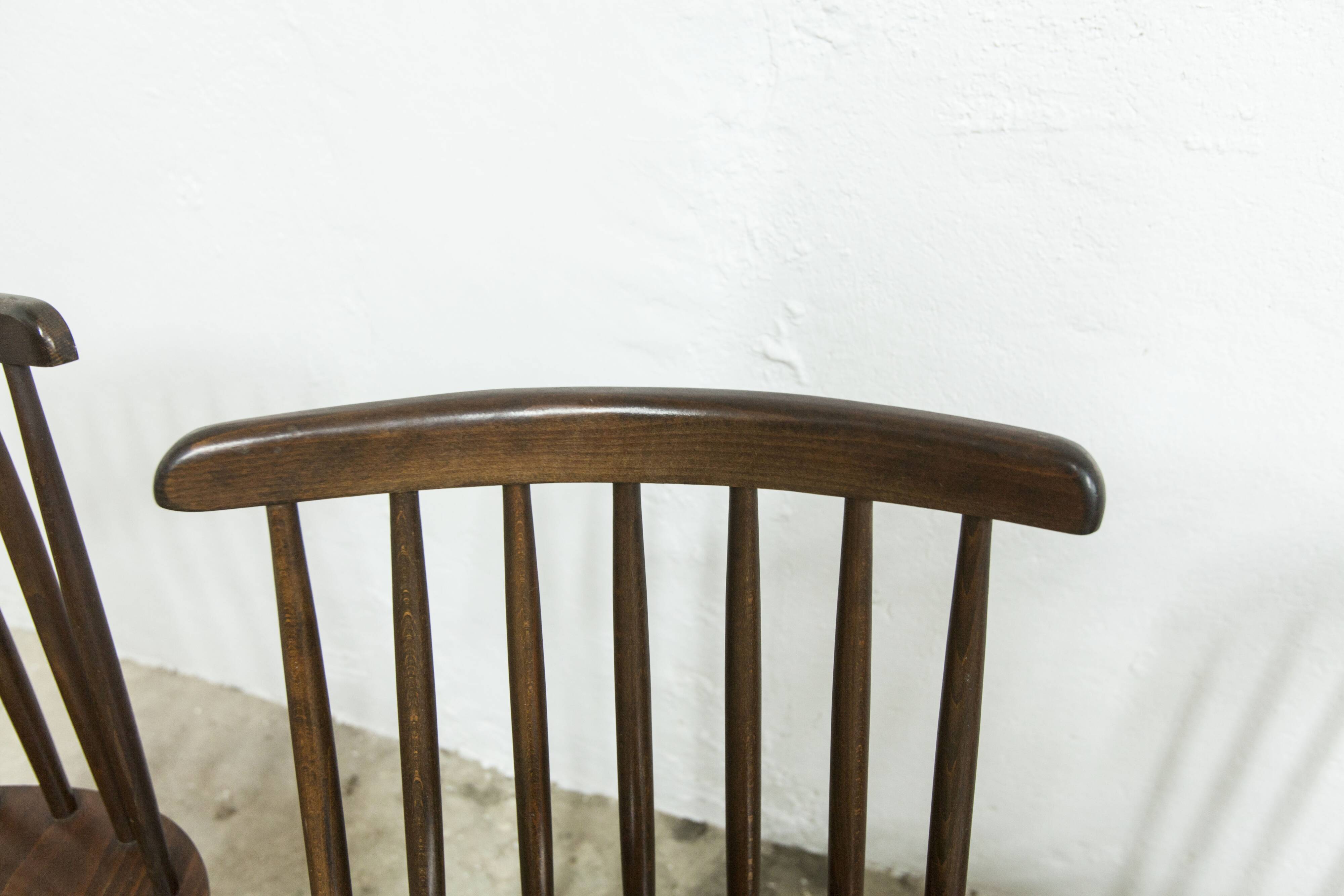 Lot de 4 chaises swr fanett de Ilmari Tapiovaara